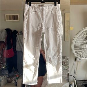 Liverpool The Crop White Jeans